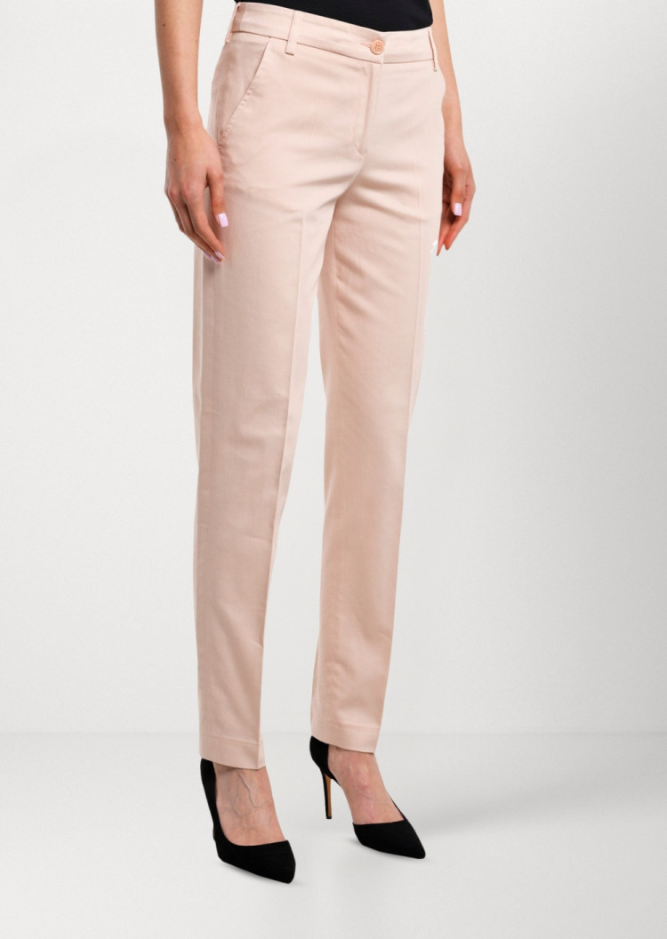 Брюки костюмні Slim fit для жінок (462778), колір Рожевий - №2