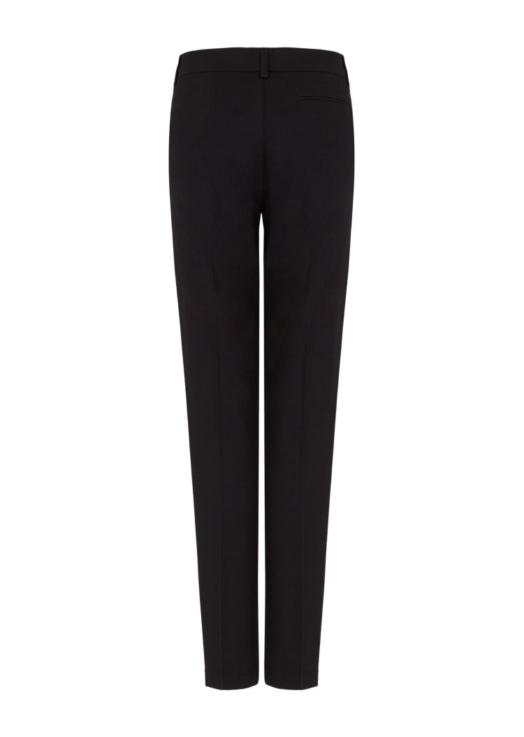 Брюки повседневные Slim fit Низкая для женщин (462779), цвет Черный - №2