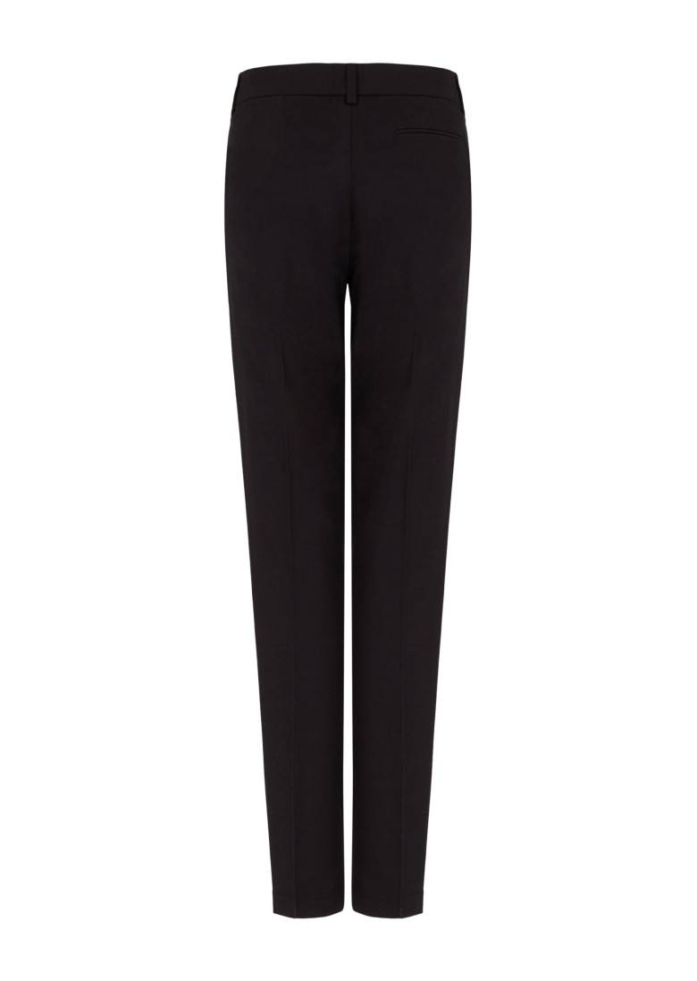 Брюки повседневные Slim Fit: приталенный силуэт, но не слишком узкий. Низкая