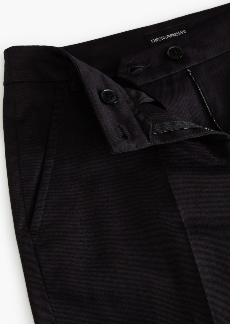 Брюки повседневные Slim fit Низкая для женщин (462779), цвет Черный - №3
