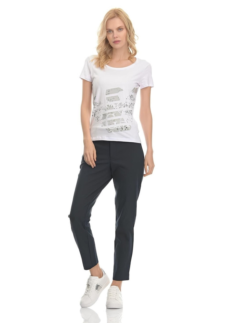Футболка Extra-slim fit для жінок (462884), колір Білий - №3