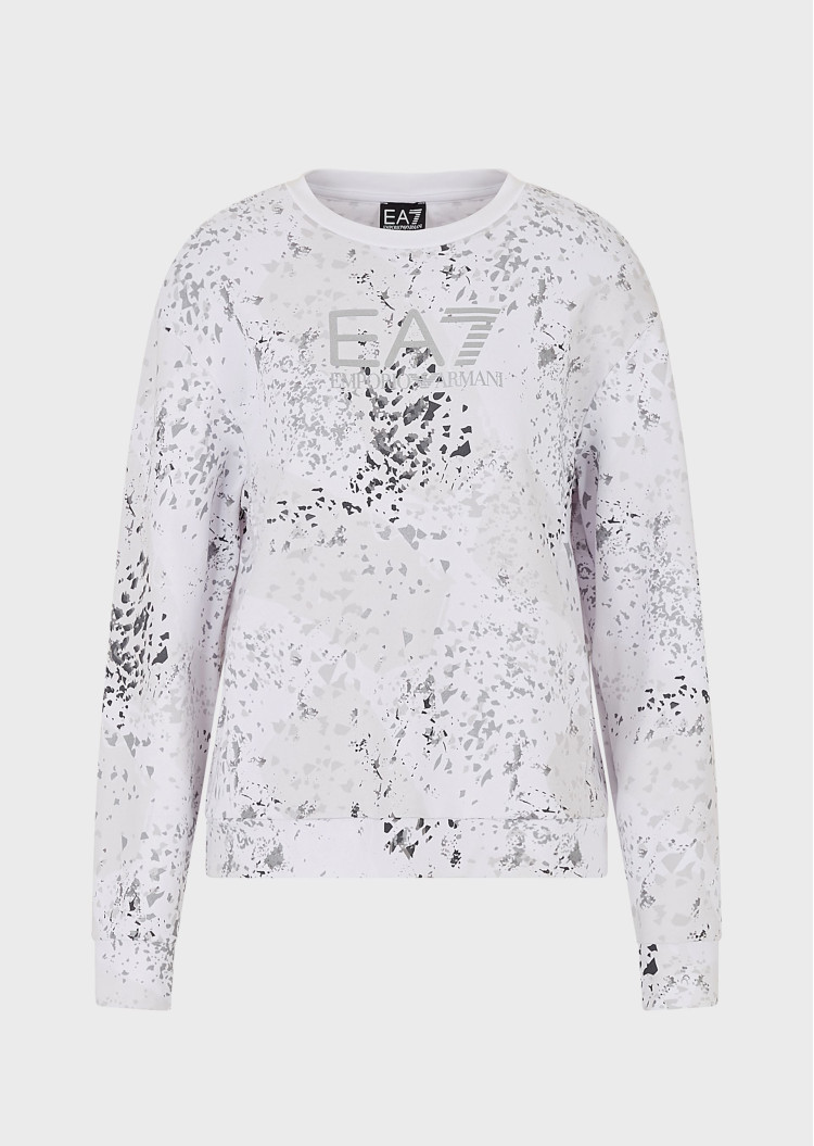 Світшот Slim fit для жінок (462889), колір Білий - №1
