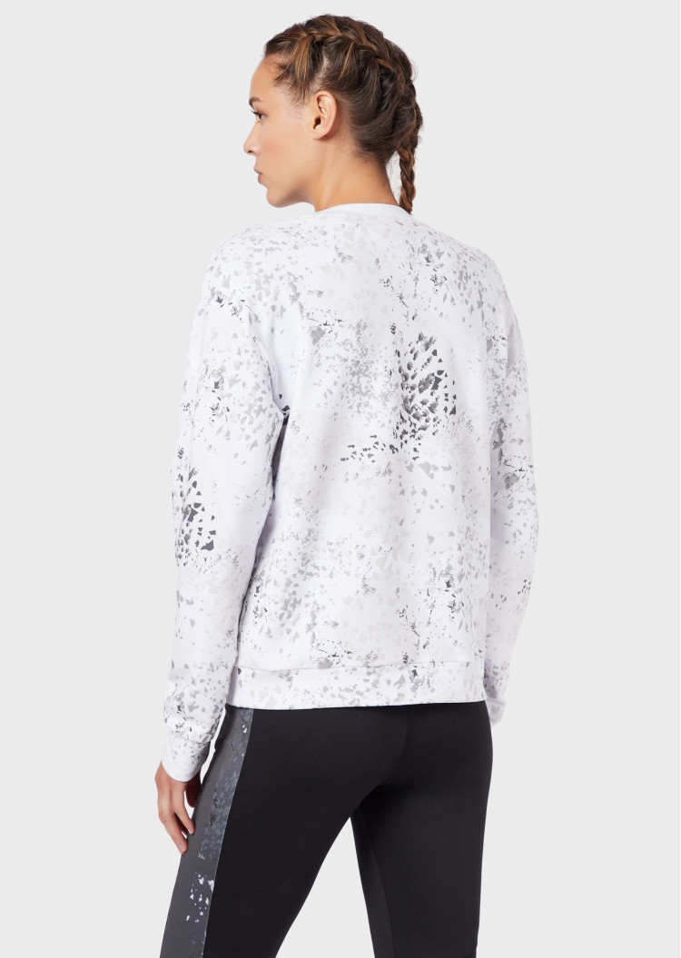 Світшот Slim fit для жінок (462889), колір Білий - №3