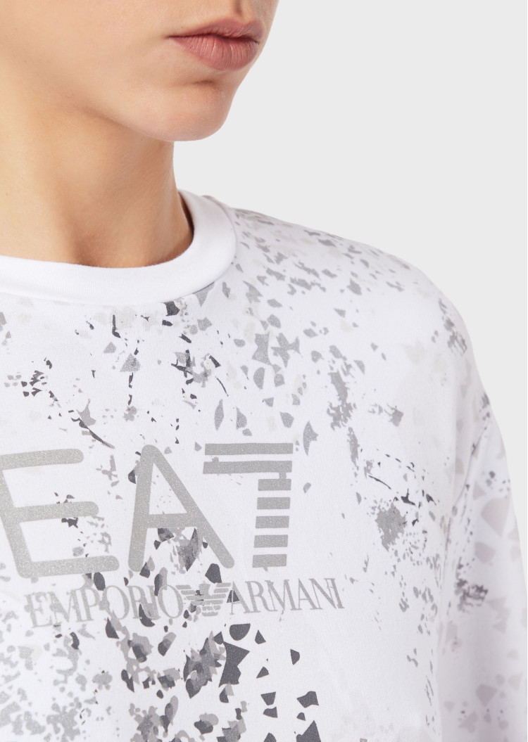 Світшот Slim fit для жінок (462889), колір Білий - №6