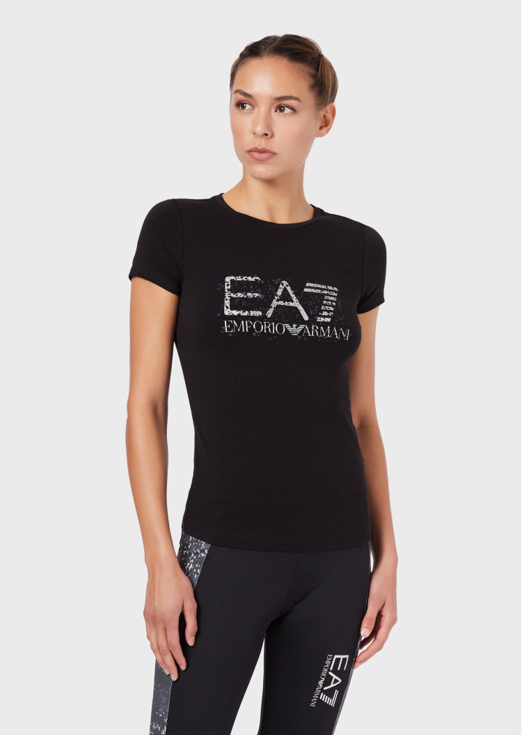 Футболка Extra-slim fit для женщин (462895), цвет Черный - №2