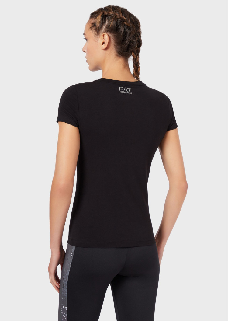 Футболка Extra-slim fit для женщин (462895), цвет Черный - №4