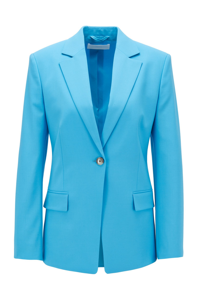 Жакет бізнес Slim fit для жінок (462974), колір Синій - №1