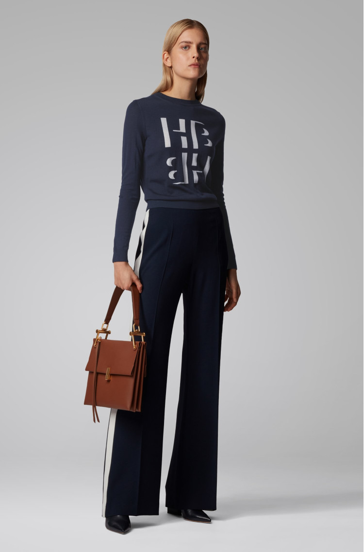 Джемпер Slim fit для жінок (463008), колір Синій - №3
