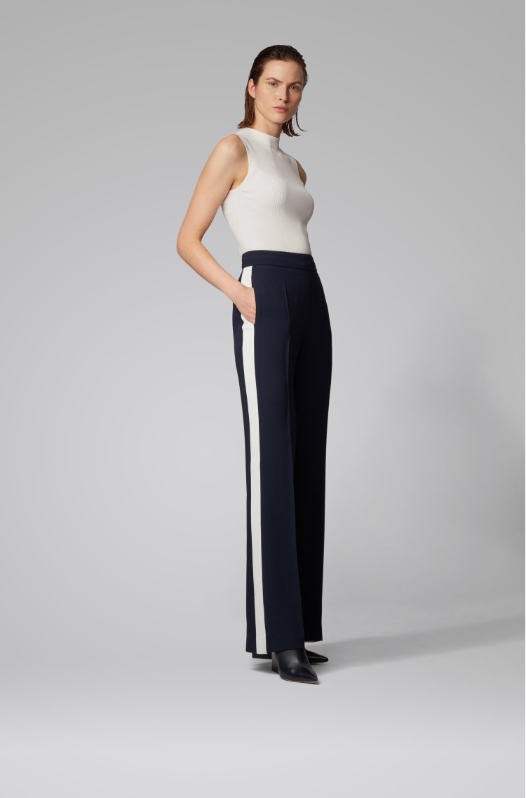 Топ з коротким рукавом Slim fit для жінок (463009), колір Білий - №3
