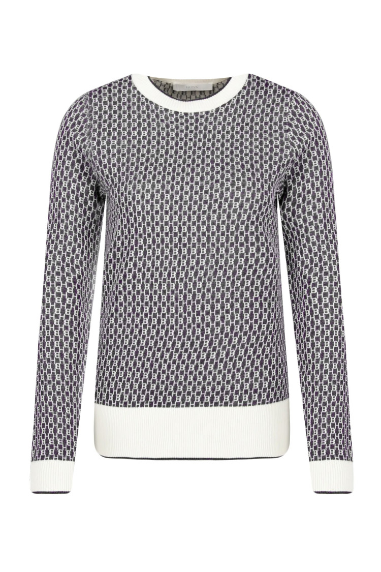 Джемпер Slim fit для жінок (463012), колір Білий - №1