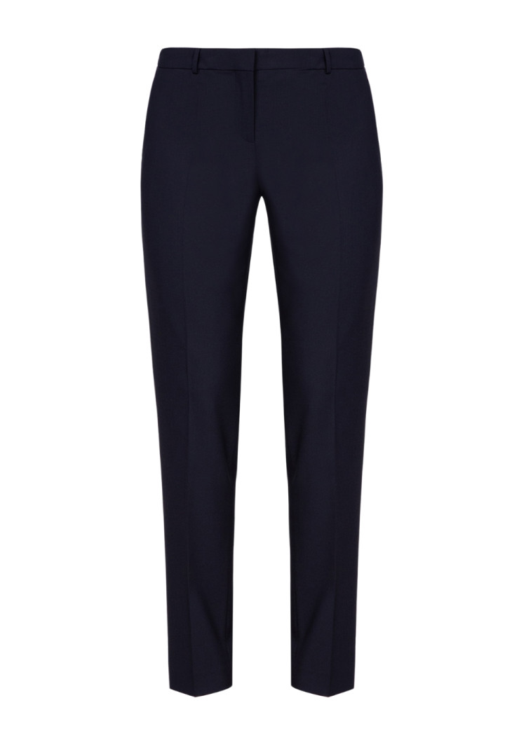 Брюки повседневные Slim fit Низкая для женщин (463026), цвет Синий - №1