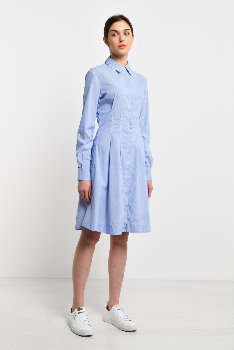 Сукні міді Slim fit для жінок (463053), колір Синій - №2