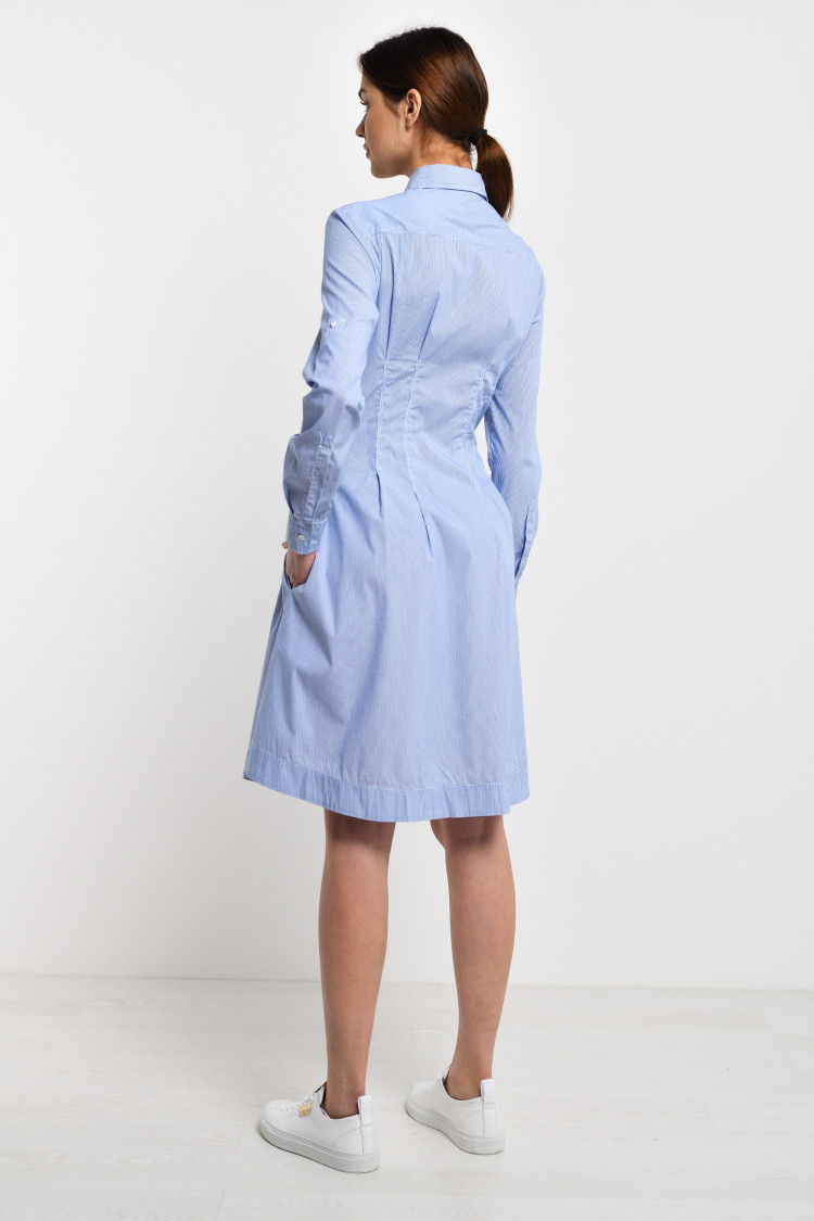 Сукні міді Slim fit для жінок (463053), колір Синій - №3