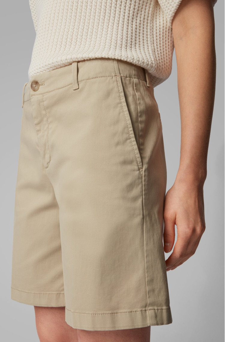 Шорти Regular fit для жінок (463067), колір Бежевий - №5