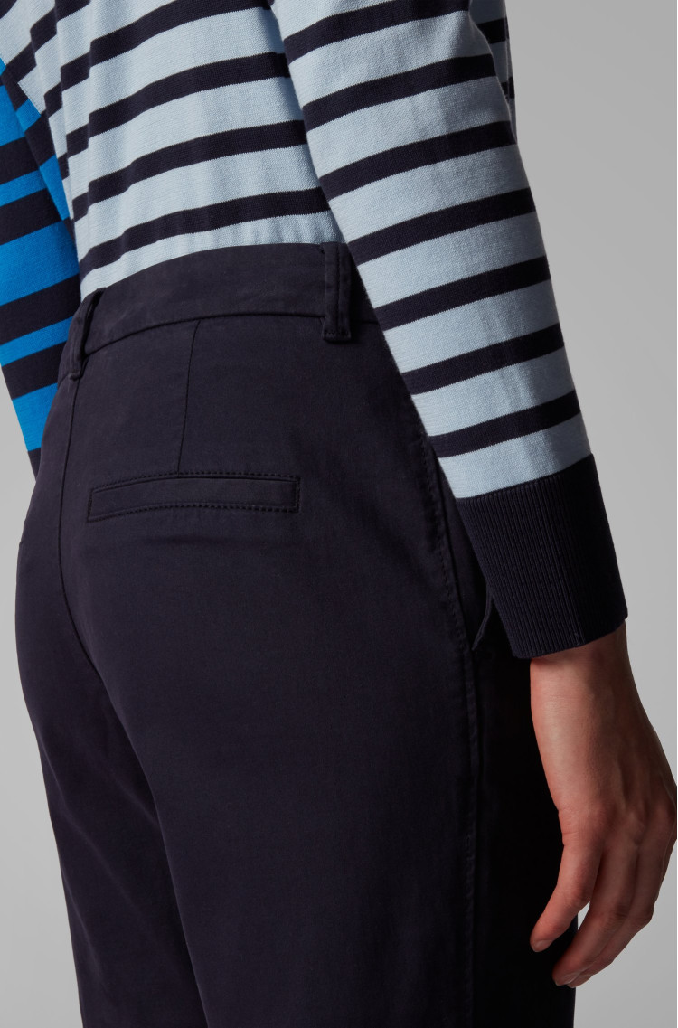 Брюки костюмные Regular fit для женщин (463069), цвет Синий - №5
