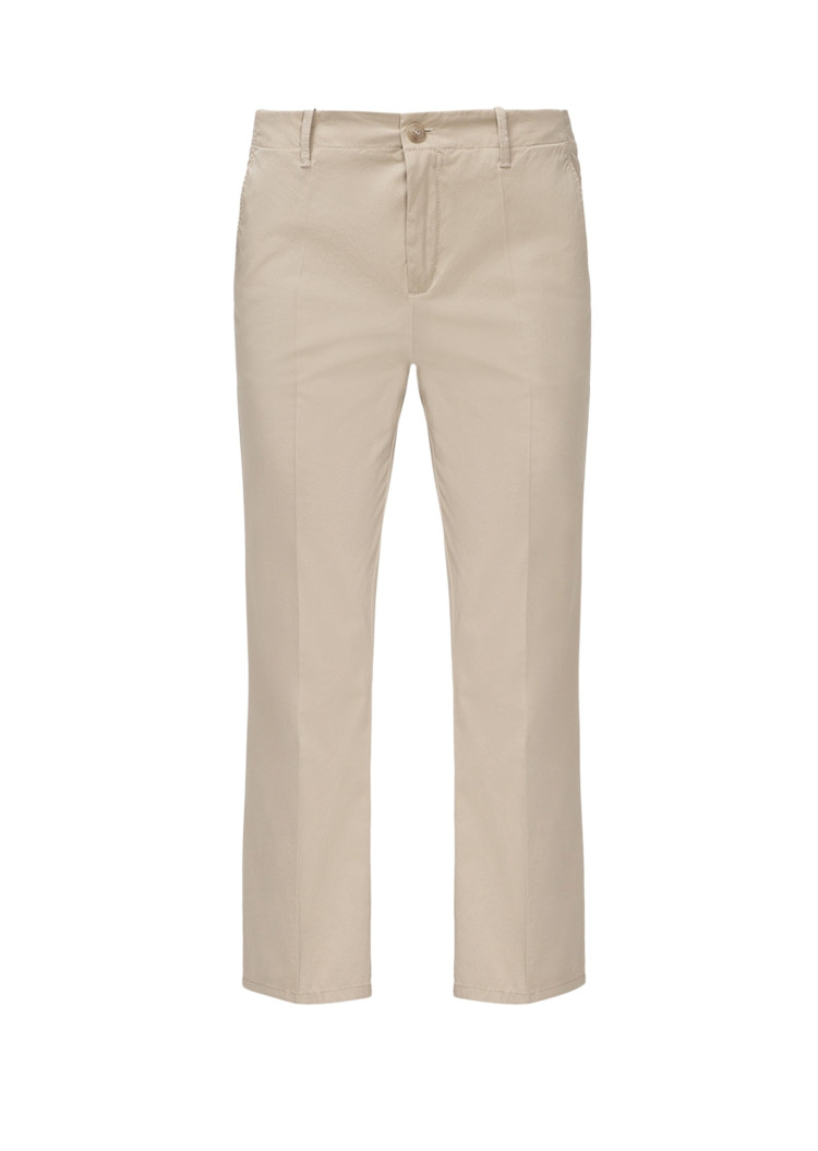 Брюки повсякденні Slim fit Середня для жінок (463073), колір Бежевий - №1