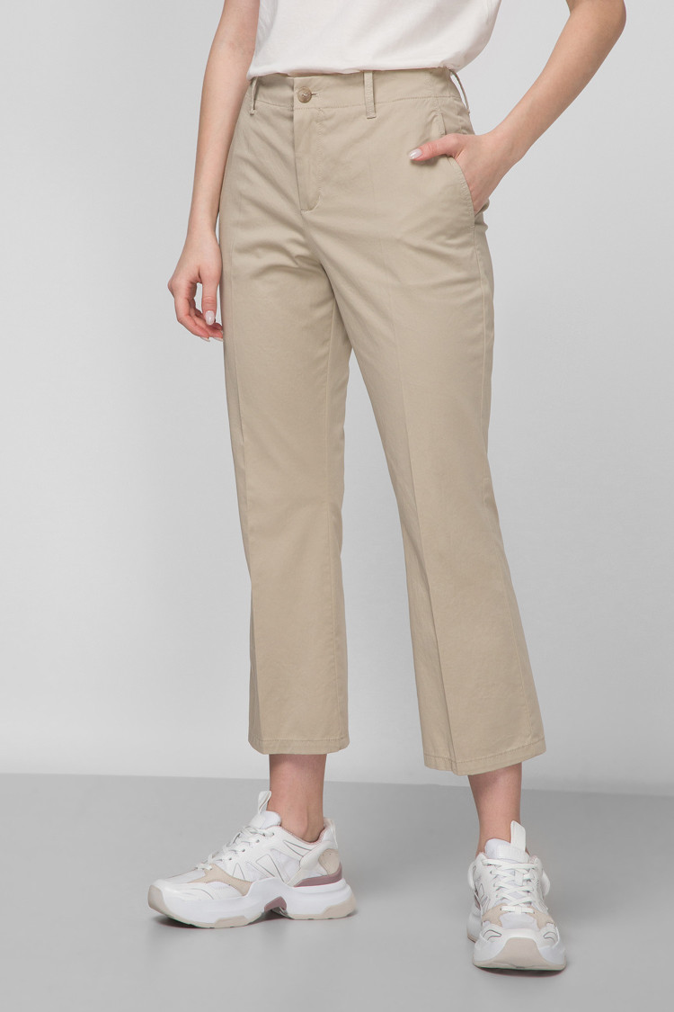 Брюки повсякденні Slim fit Середня для жінок (463073), колір Бежевий - №2