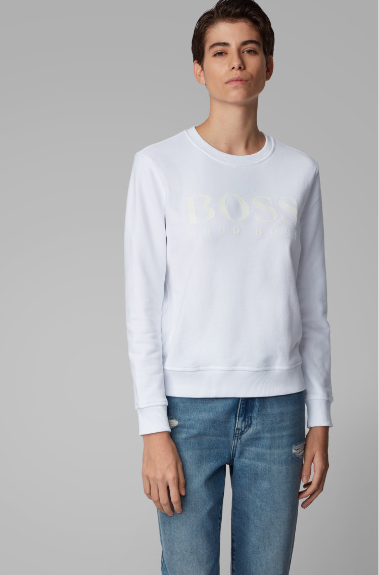 Світшот Regular fit для жінок (463074), колір Білий - №2