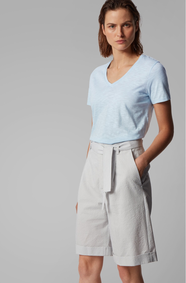 Футболка Relaxed fit для жінок (463084), колір Синій - №2