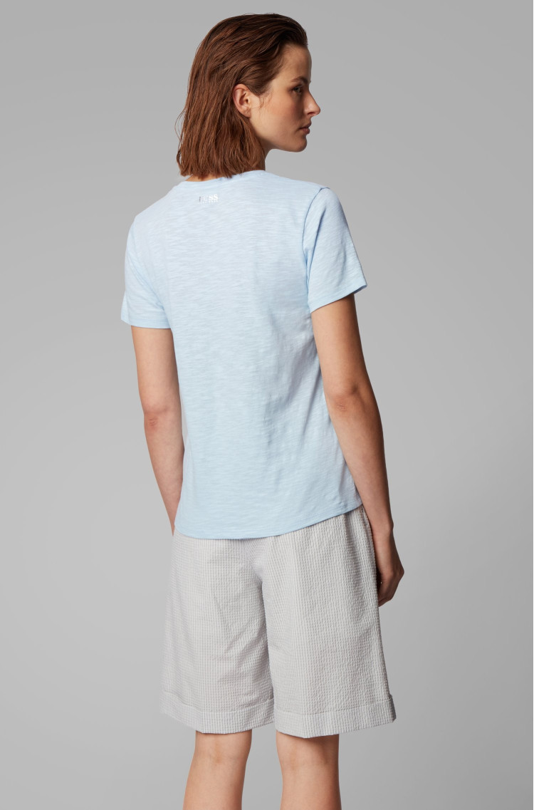 Футболка Relaxed fit для жінок (463084), колір Синій - №3