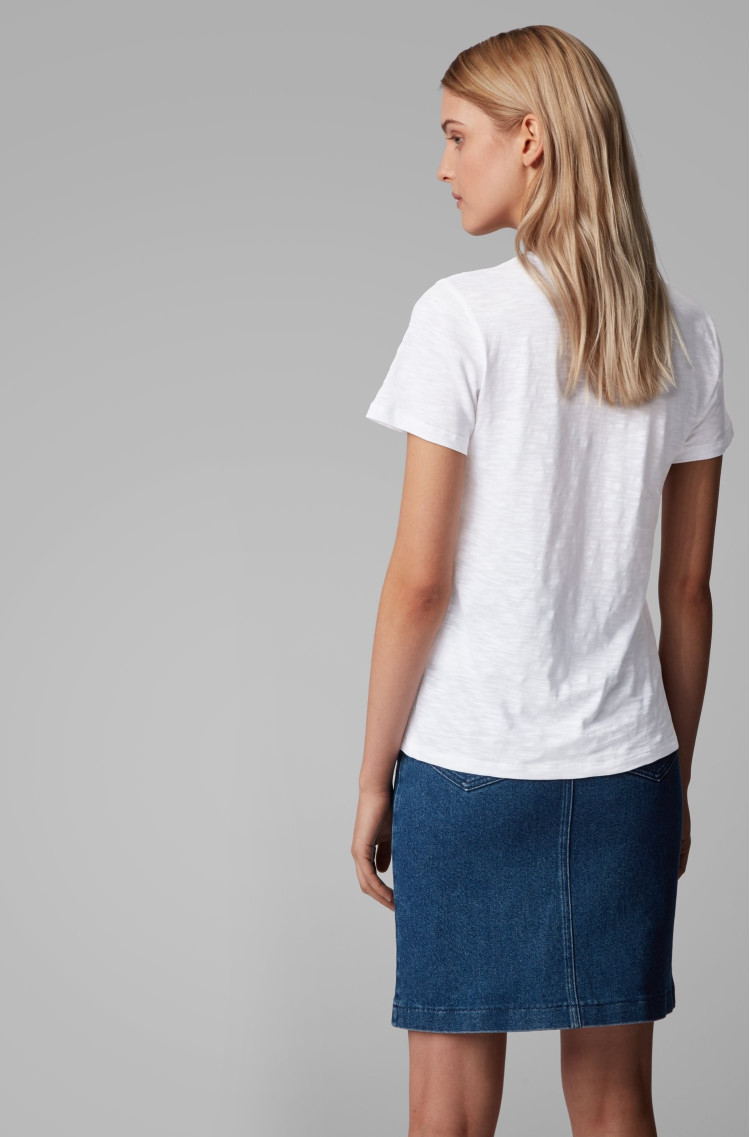 Футболка Relaxed fit для жінок (463085), колір Білий - №3