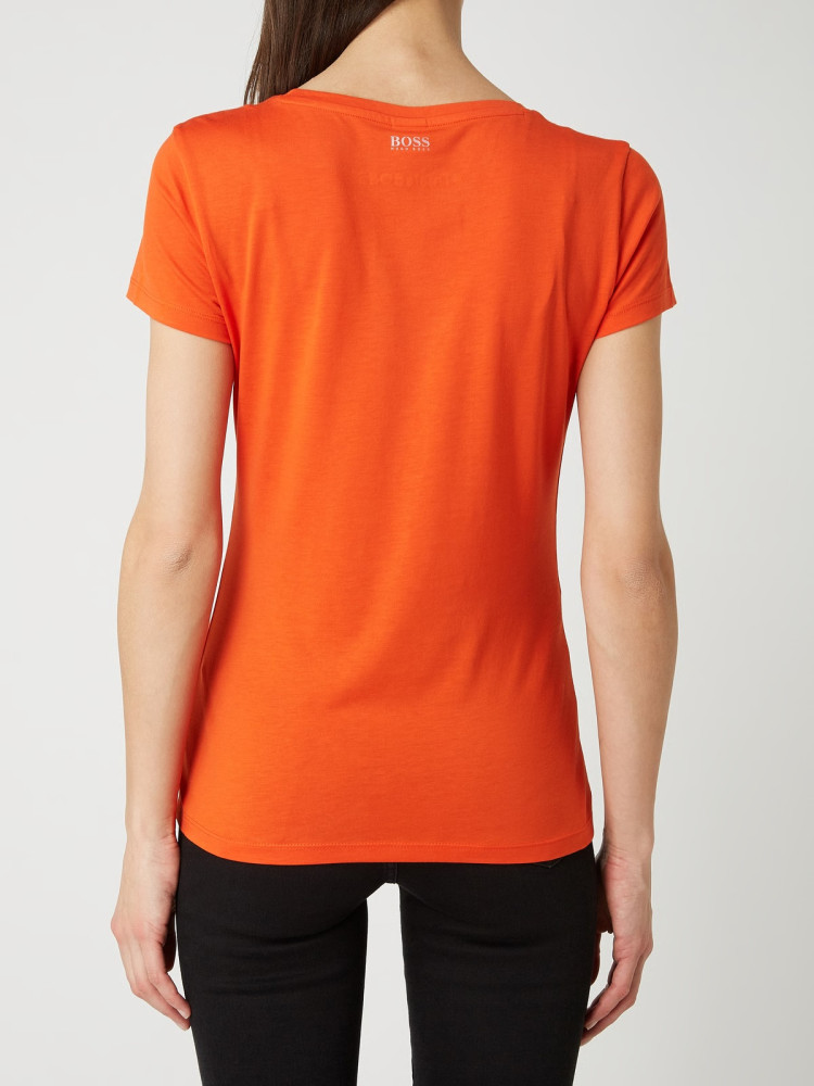Футболка Extra-slim fit для женщин (463087), цвет Оранжевый - №4