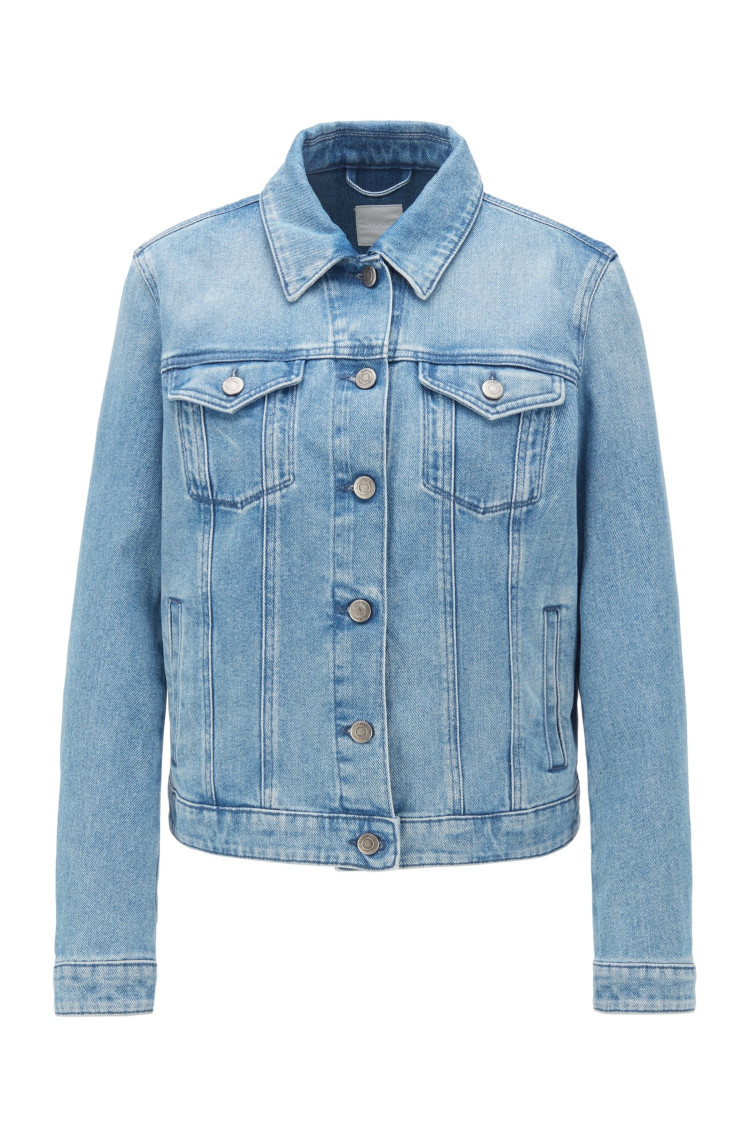 Джинсовая куртка Regular fit для женщин (463097), цвет Синий - №1