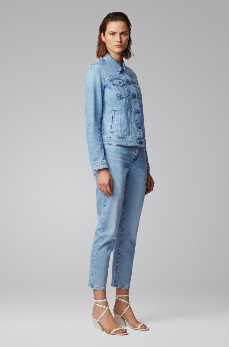 Джинсовая куртка Regular fit для женщин (463097), цвет Синий - №3