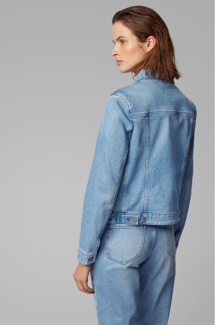 Джинсовая куртка Regular fit для женщин (463097), цвет Синий - №4