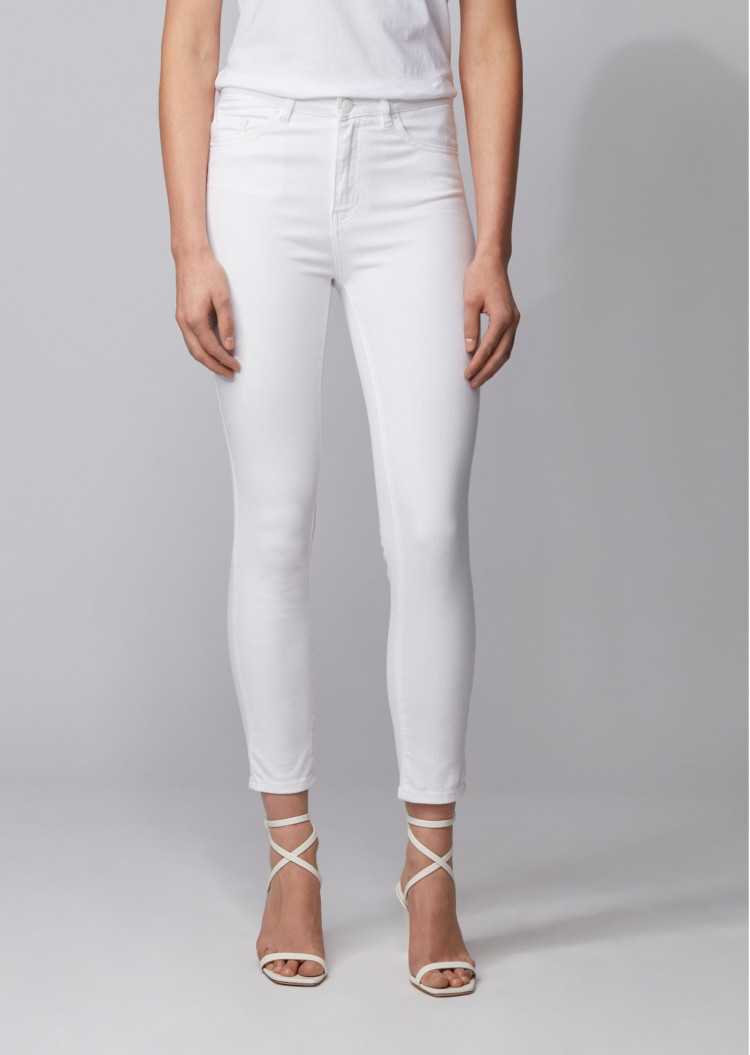 Джинси Extra slim Extra-slim fit Низька для жінок (463098), колір Білий - №2