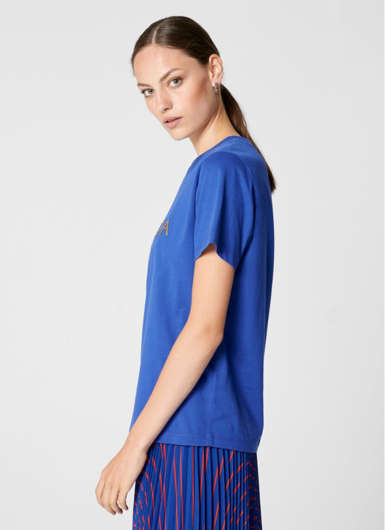 Футболка Regular Fit для жінок (463257), колір Синій - №3