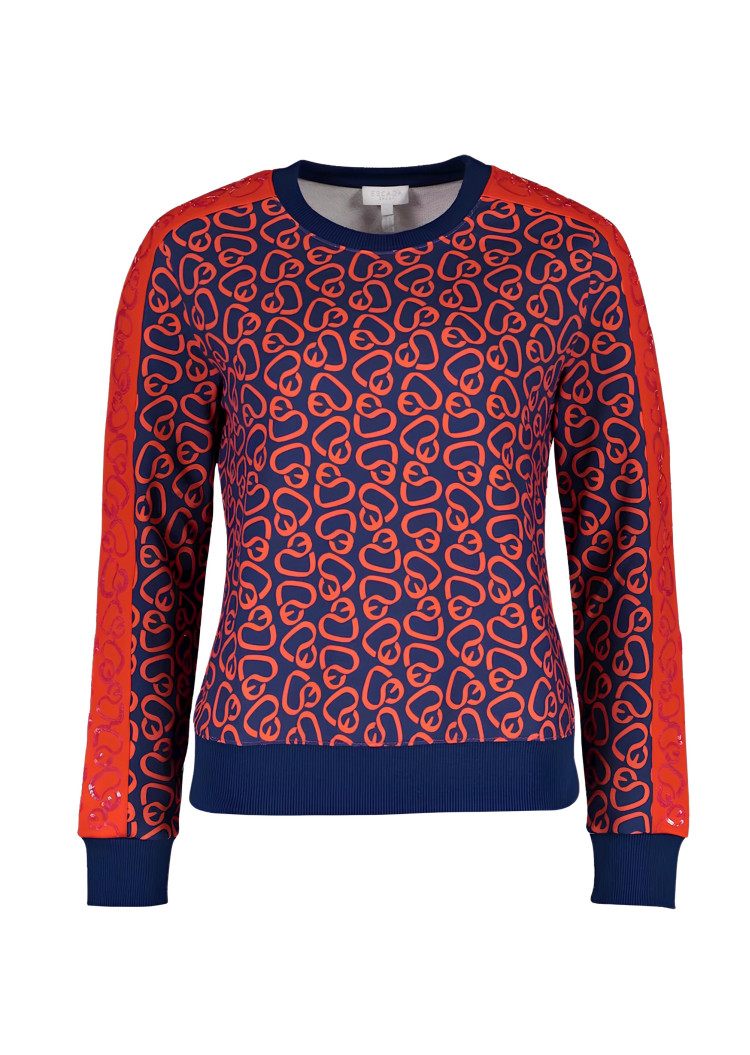 Свитшот Regular fit для женщин (463269), цвет Синий - №1