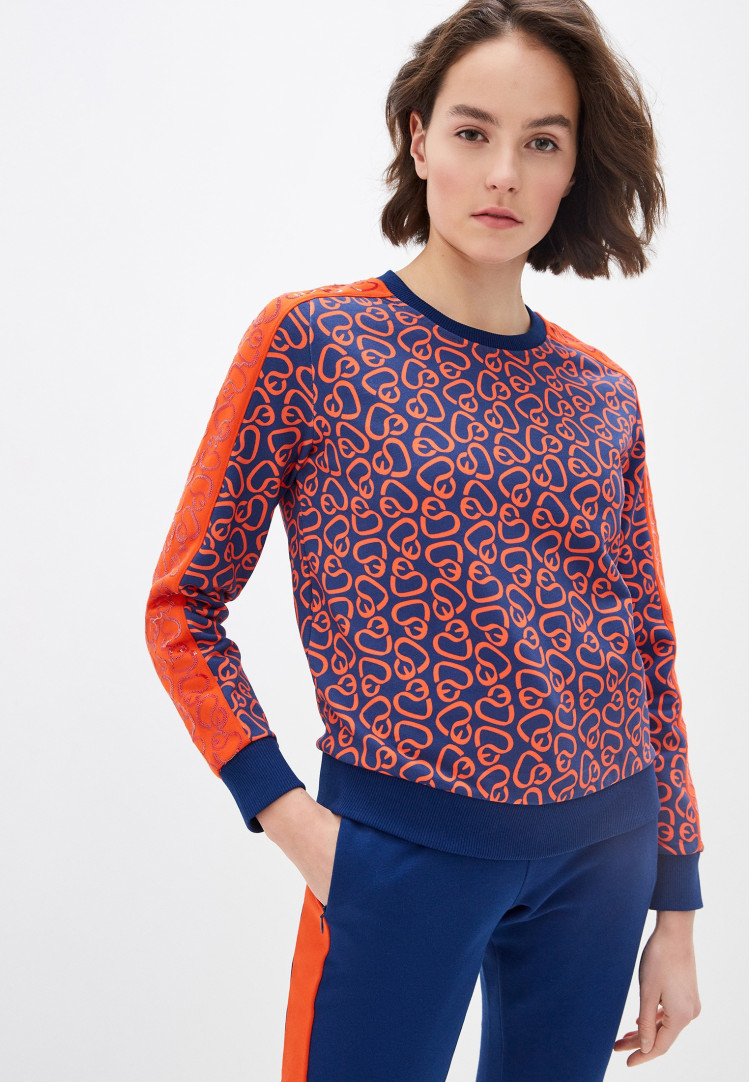 Свитшот Regular fit для женщин (463269), цвет Синий - №2