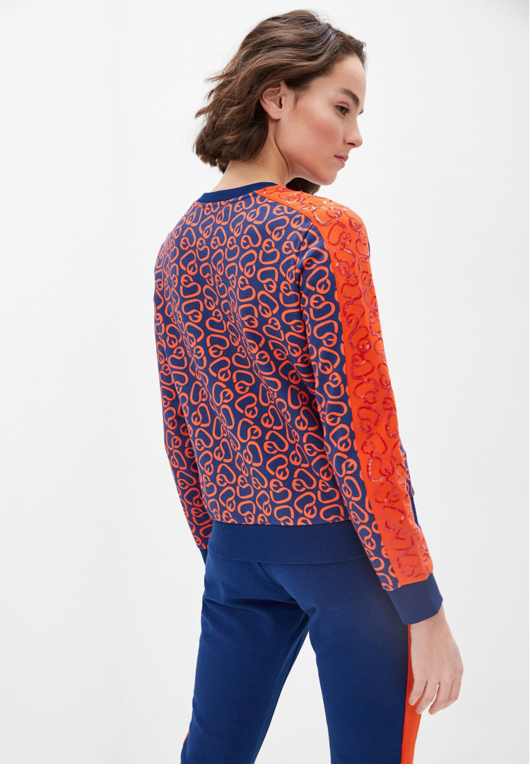 Свитшот Regular fit для женщин (463269), цвет Синий - №4