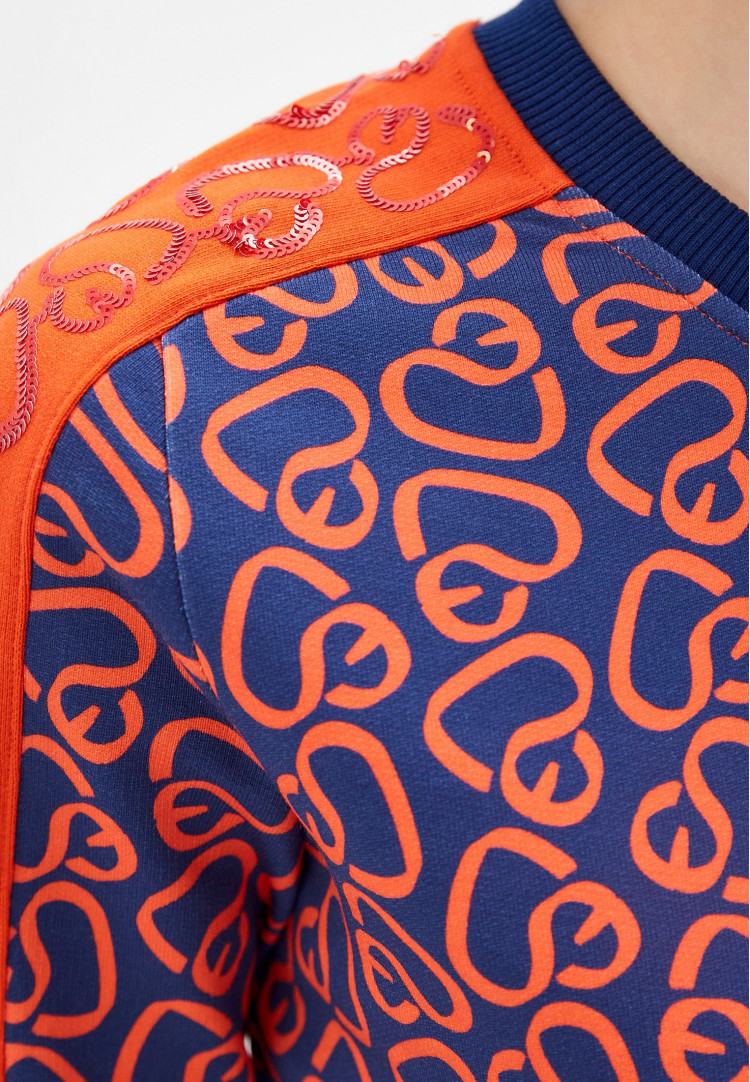 Свитшот Regular fit для женщин (463269), цвет Синий - №6