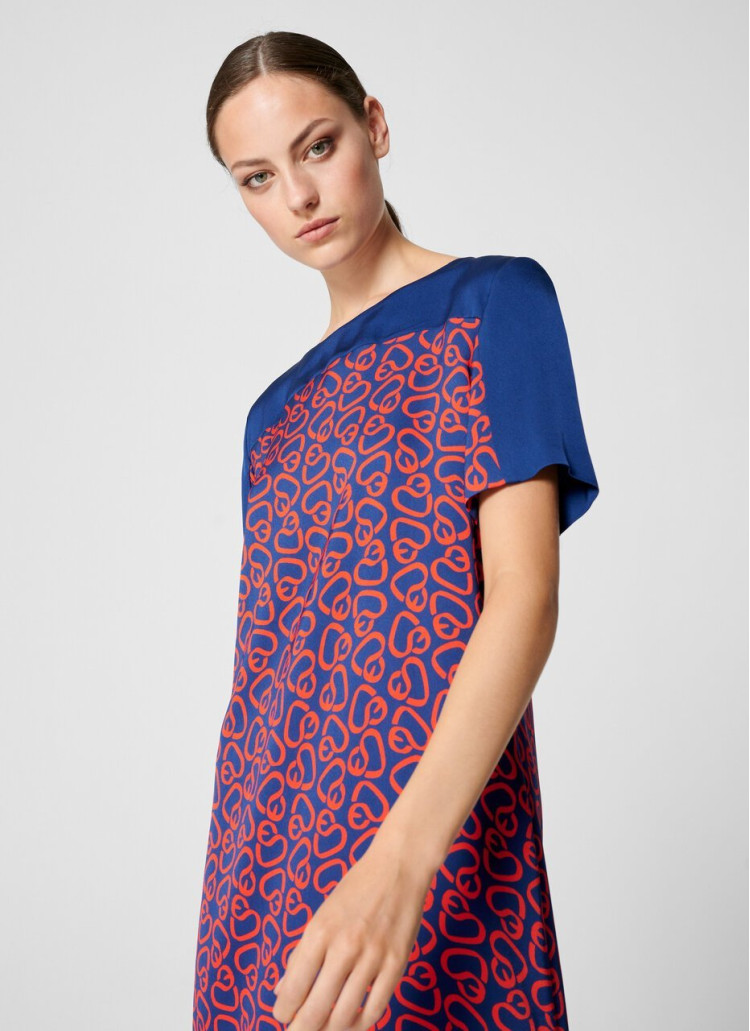 Сукні міді Regular Fit для жінок (463271), колір Синій - №6