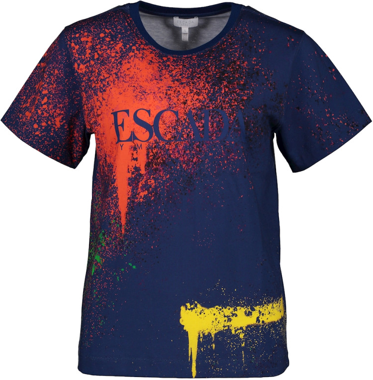 Футболка Regular fit для жінок (463273), колір Синій - №1