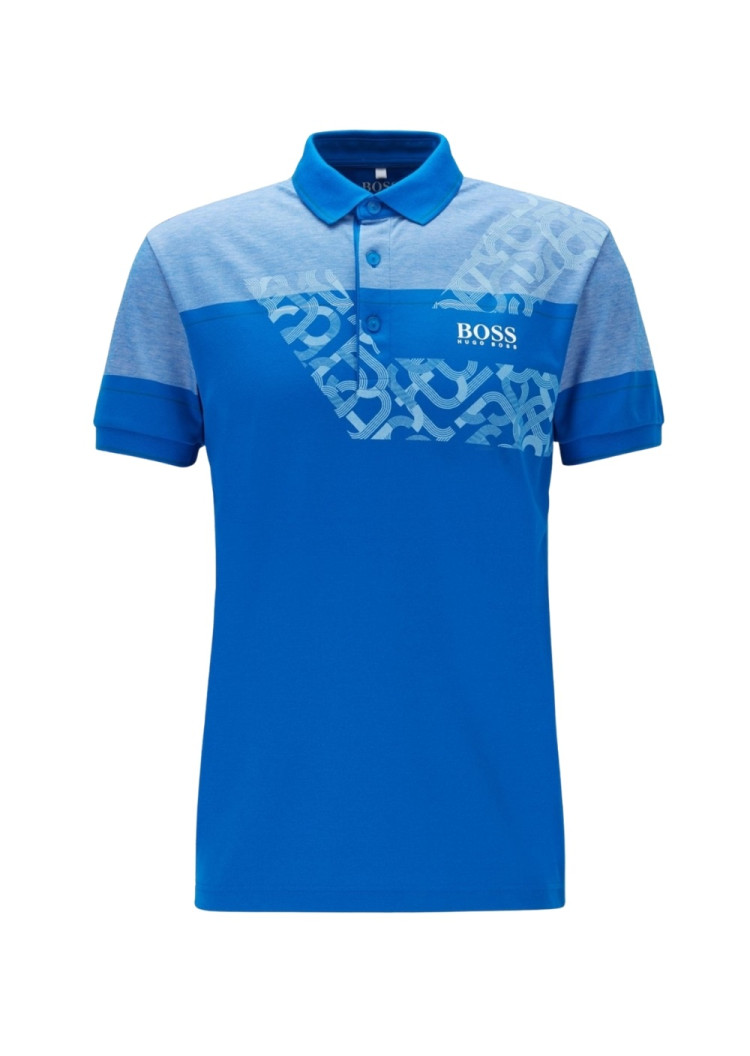 Поло спортивне Regular fit для чоловіків (463382), колір Синій - №1