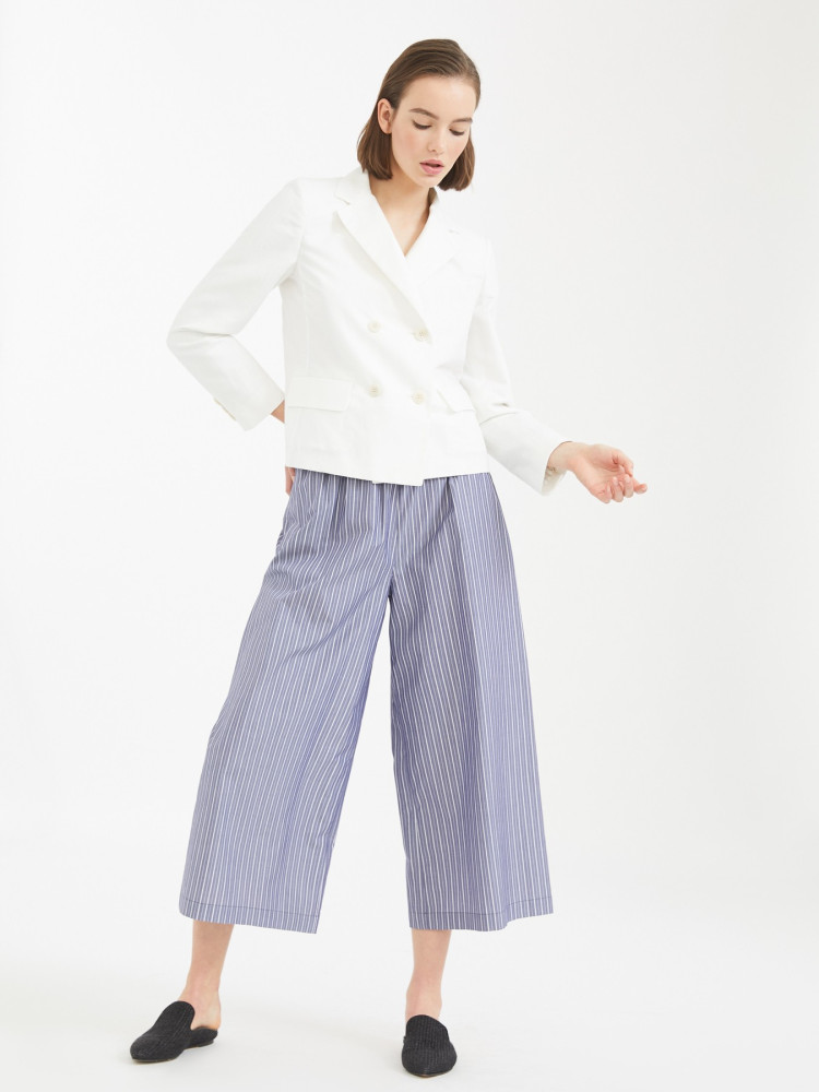 Брюки повсякденні Relaxed fit Висока для жінок (464336), колір Бузковый - №2