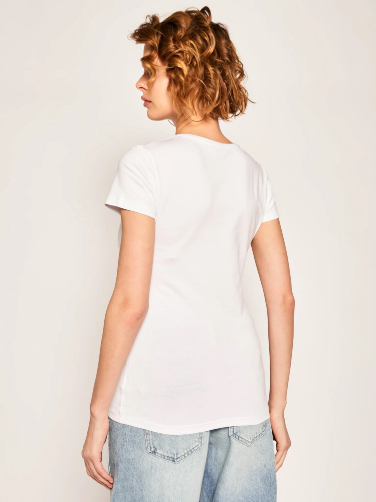 Футболка Slim fit для жінок (464447), колір Білий - №4