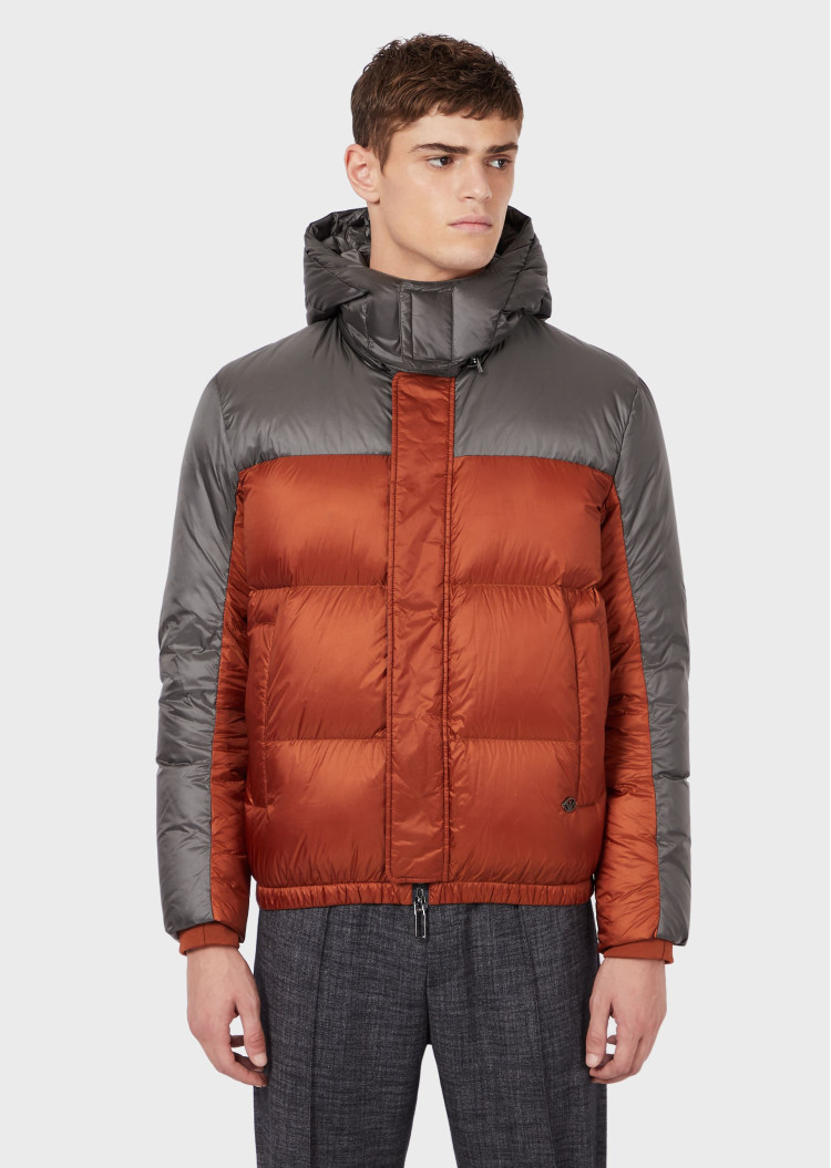 Пуховик Regular fit для чоловіків (465141), колір Сірий - №2