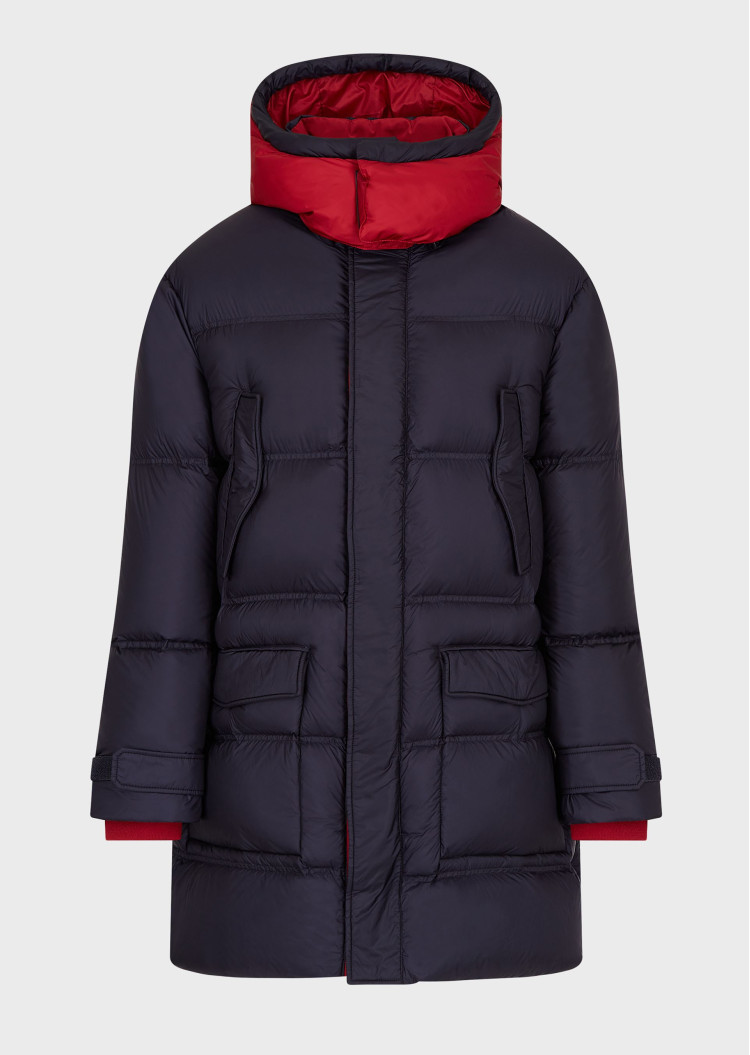 Пуховик Extra-slim fit для мужчин (465153), цвет Синий - №1