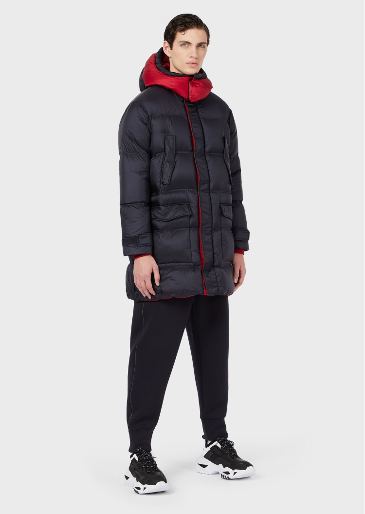 Пуховик Extra-slim fit для мужчин (465153), цвет Синий - №2
