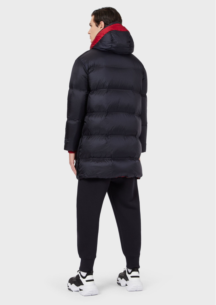 Пуховик Extra-slim fit для мужчин (465153), цвет Синий - №3