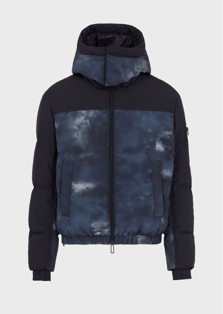 Пуховик Regular fit для чоловіків (465155), колір Синій - №1