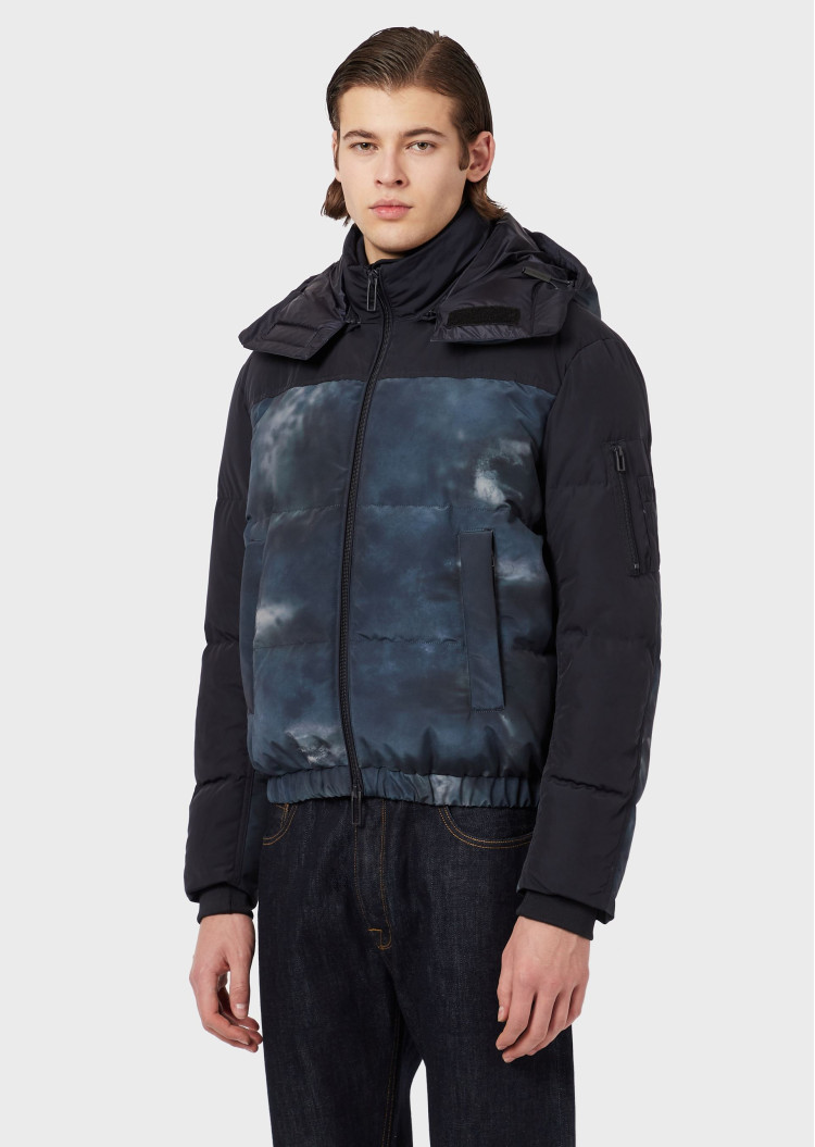 Пуховик Regular fit для чоловіків (465155), колір Синій - №2