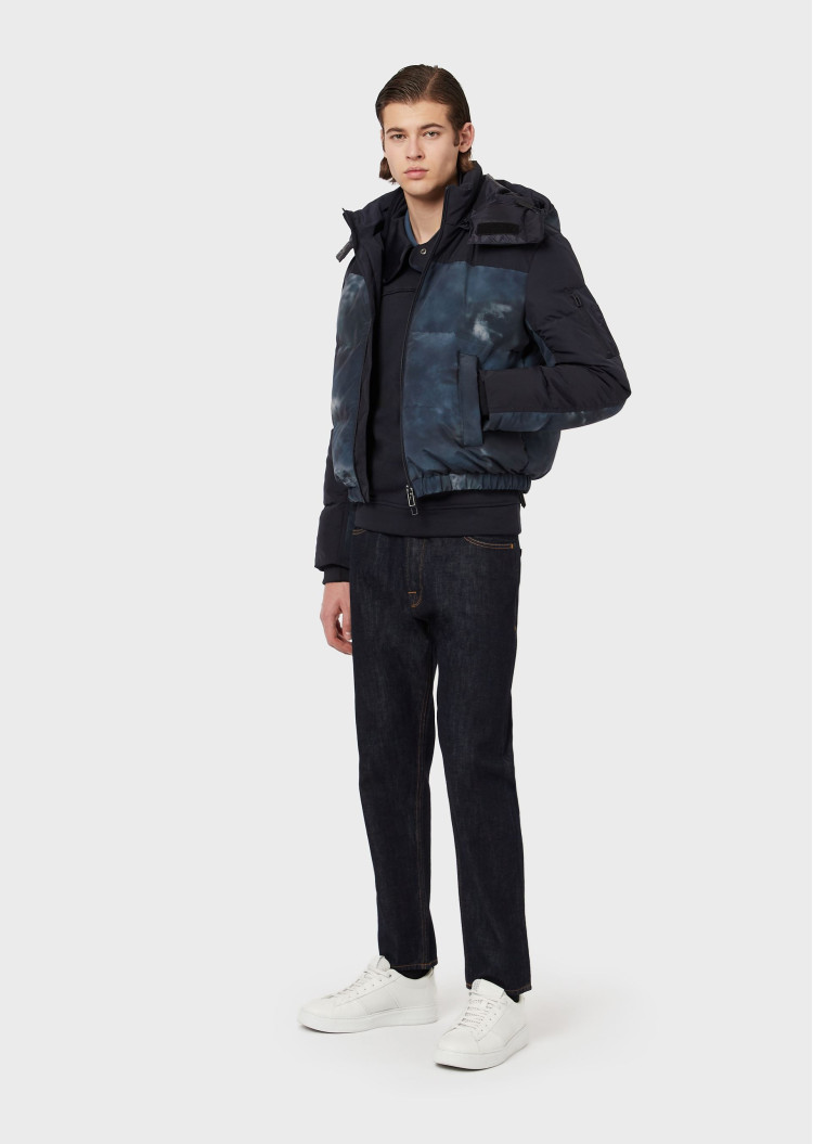 Пуховик Regular fit для чоловіків (465155), колір Синій - №4