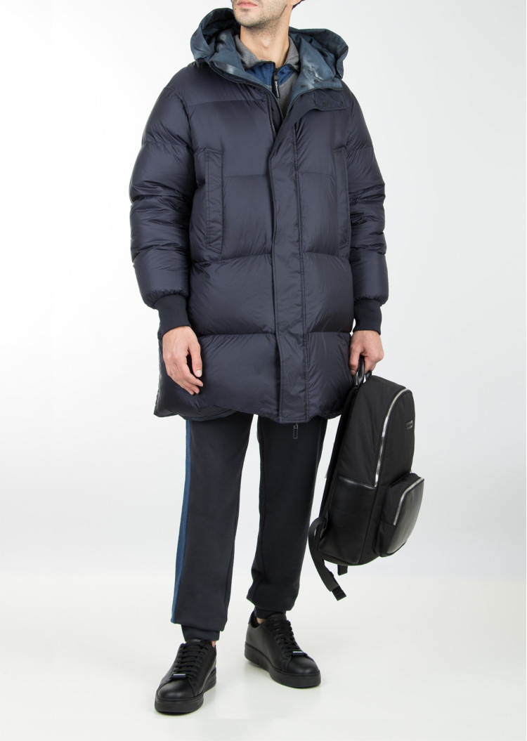 Пуховик Slim fit для мужчин (465156), цвет Синий - №4