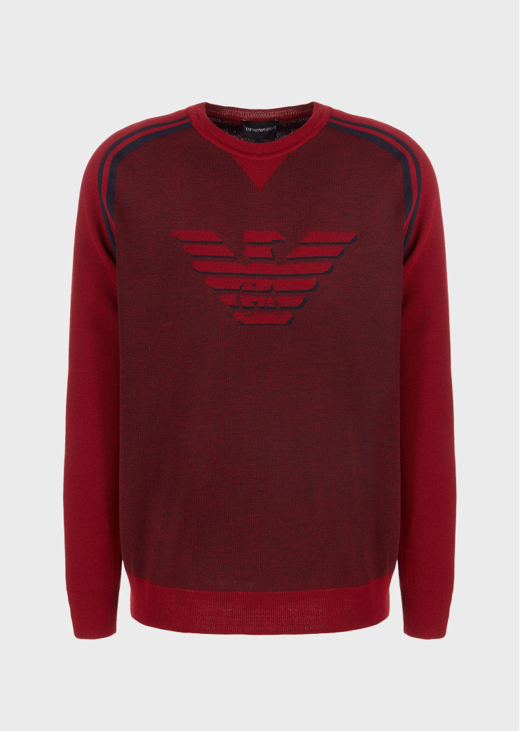 Джемпер Relaxed fit для мужчин (465158), цвет Красный - №1