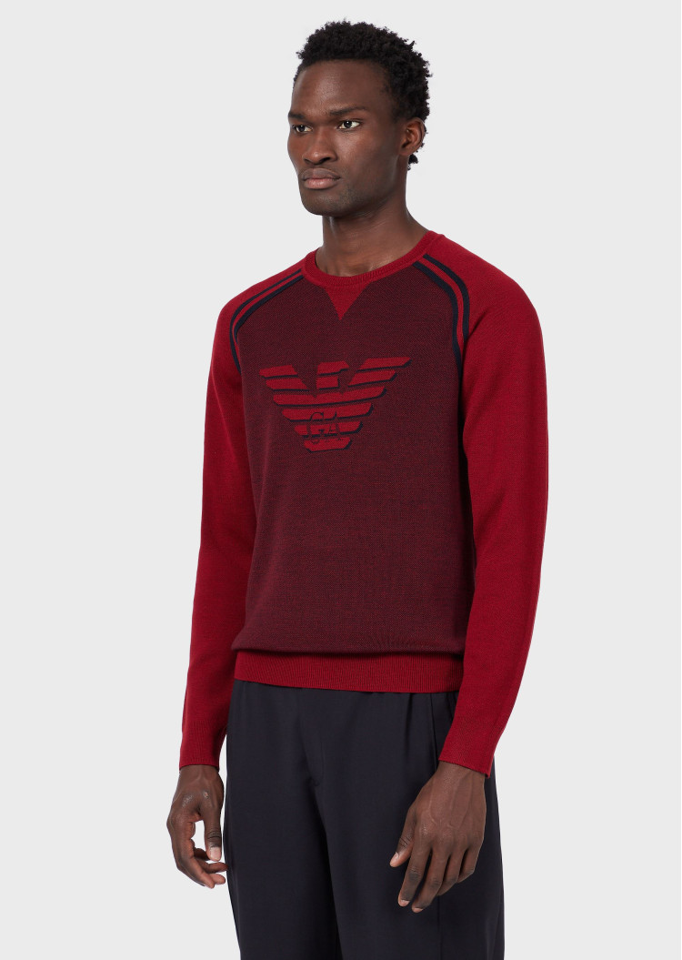Джемпер Relaxed fit для мужчин (465158), цвет Красный - №2